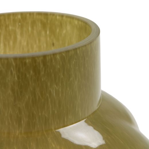 Vase Groove solid vert h24 d22,5cm