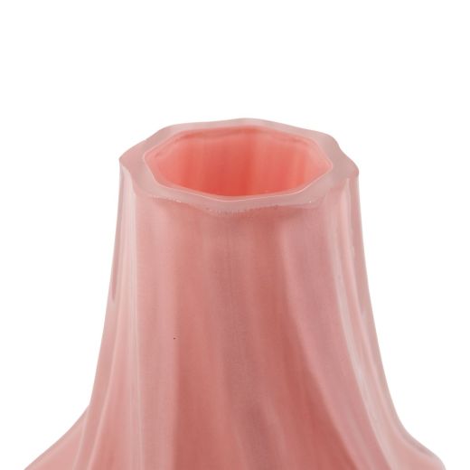 Vase Lumen solid rose h25 d15cm