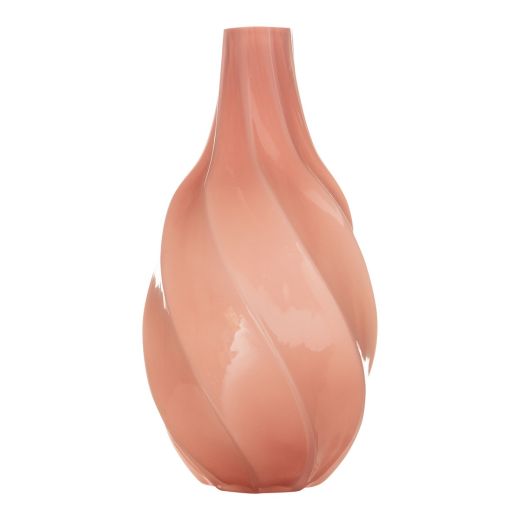 Vase Lumen solid rose h35 d17cm