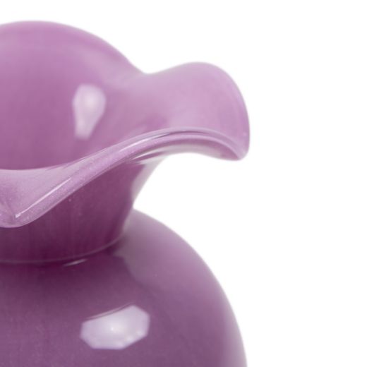 Vase Prism solid violet h24,5 d13,5cm