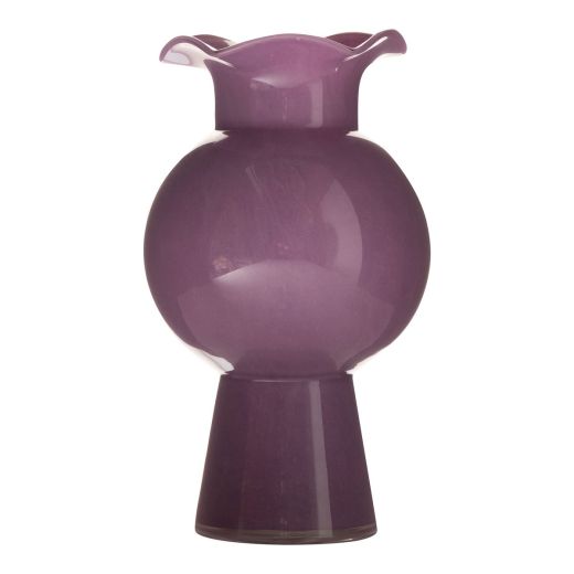 Vase Prism solid violet h17 d32,5cm