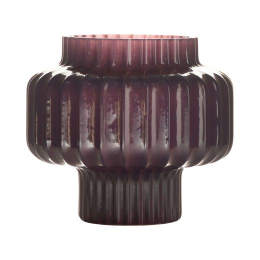Vaas Silvia solid paars h17 d19cm