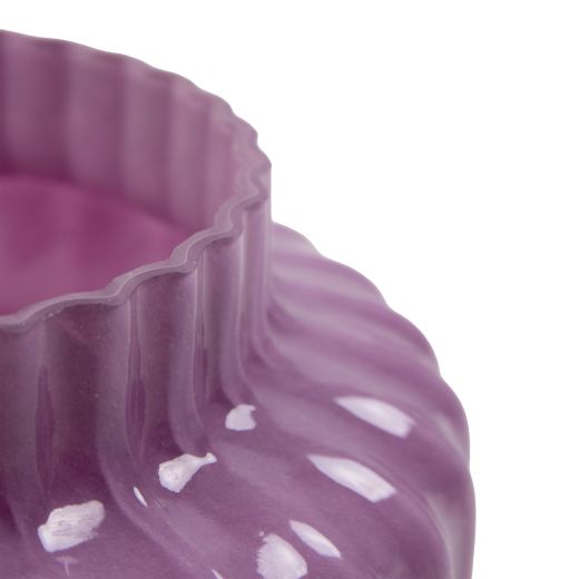 Vaas Silvia solid paars h17 d19cm