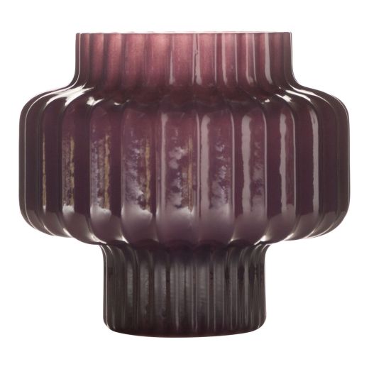 Vaas Silvia solid paars h20,5 d22,5cm