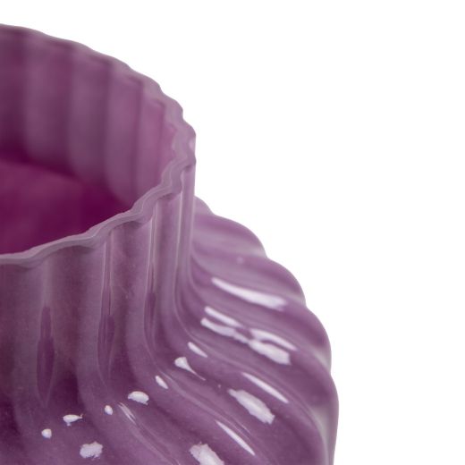 Vaas Silvia solid paars h20,5 d22,5cm
