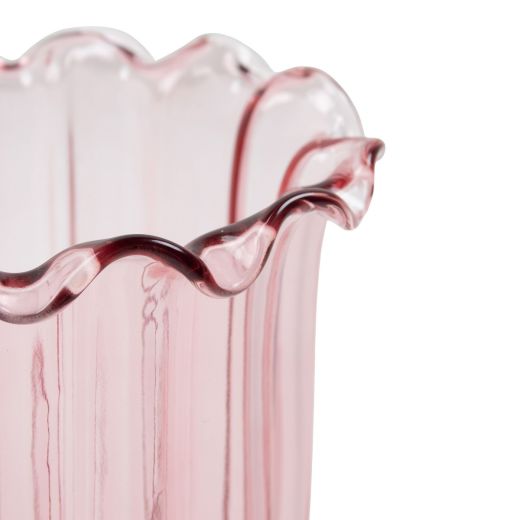 Vaas Lotus roze h25 d16,5cm