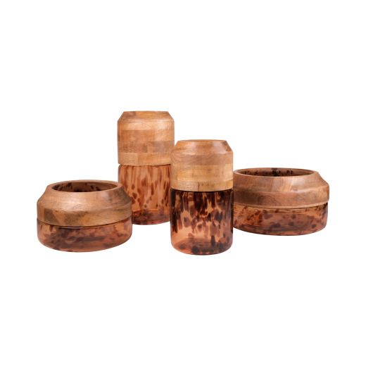 Leopard Mango Vase h25,5 d15 (cc)