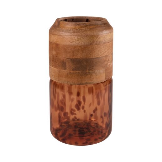 Leopard Mango Vase h33,5 d18 (cc)