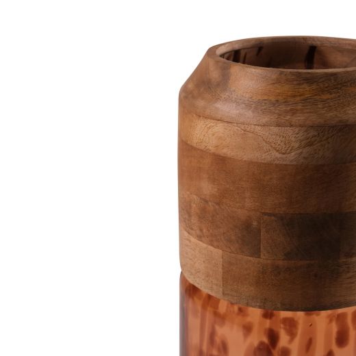 Leopard Mango Vase h33,5 d18 (cc)