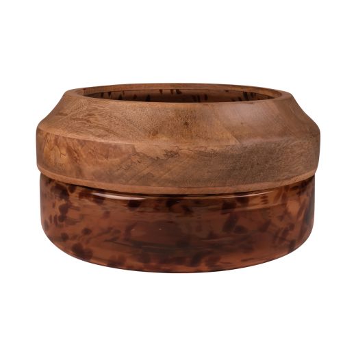 Leopard Mango Vase h15,5 d30 (cc)