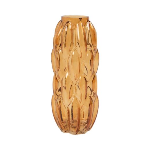 Vase Nomi bernsteinfarben h29,5 d13cm (cc)