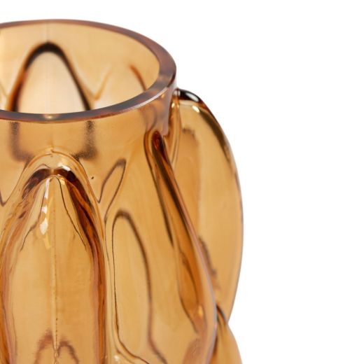 Vase Nomi bernsteinfarben h29,5 d13cm (cc)