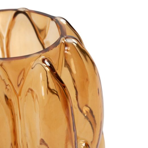 Vase Nomi bernsteinfarben h33 d15 cm (cc)