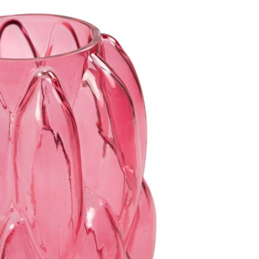 Vase Nomi rosa H 33 D 15 cm (cc)