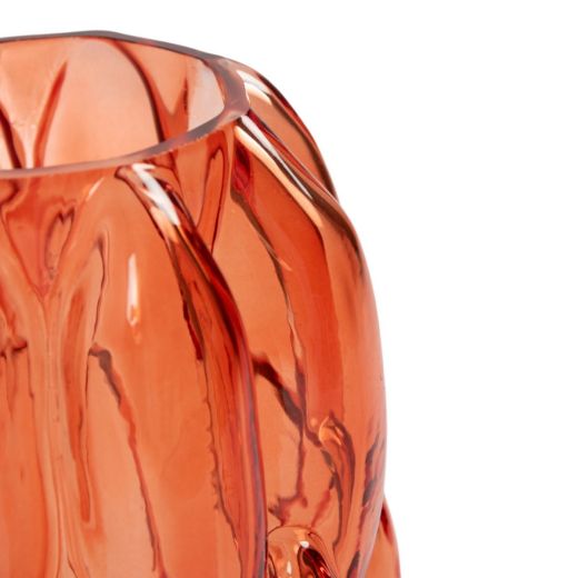 Vase Nomi orange H 33 D 15 cm (cc)