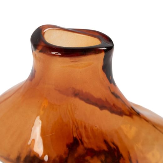 Vase Bonnie bernsteinfarben H 23,5 D 14 cm