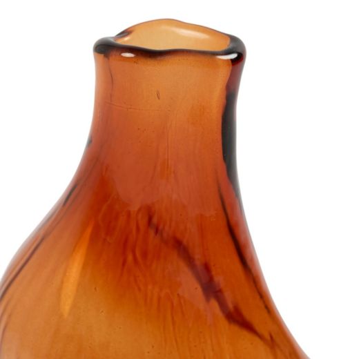 Vase Bonnie bernsteinfarben H 35,5 D 13 cm