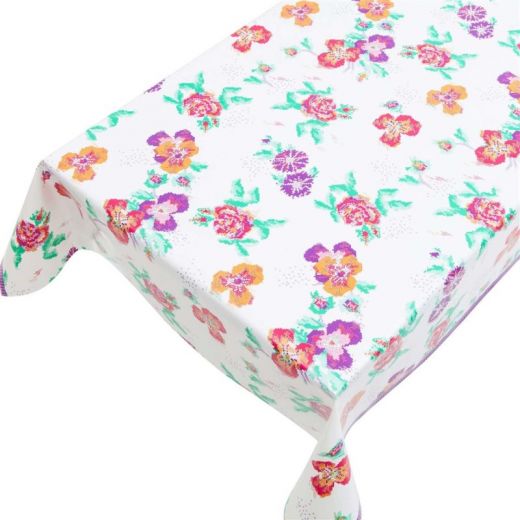 Dolce Vita Pvc Tablecloth white 140cmx20mtr 