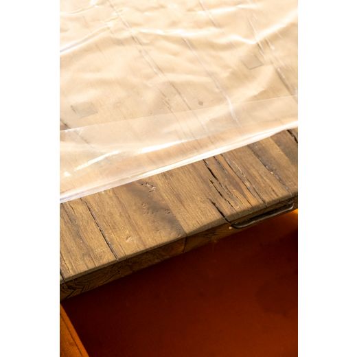 Clear foil 0,10mm Pvc Tablecloth transparant 140cmx30mtr 