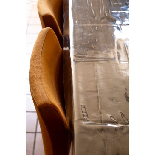 Clear foil 0,10mm Pvc Tablecloth transparant 140cmx30mtr 