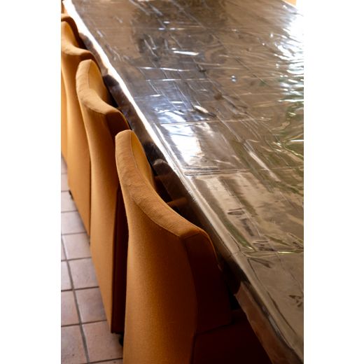 Clear foil 0,10mm Pvc Tablecloth transparant 140cmx30mtr 