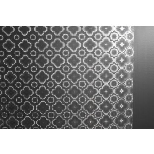 Flower Statische raamfolie Grosse Rolle Transparent 90cmx20mtr