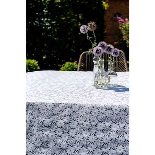 Denali Lace tafelzeil wit 140cm20mtr 