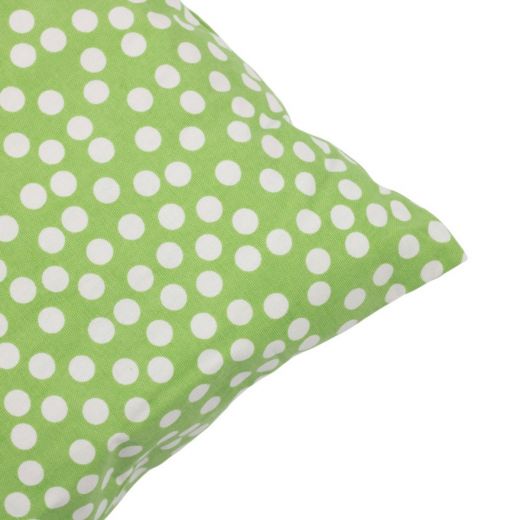 Allover Dots green cushion 45x45 cm 