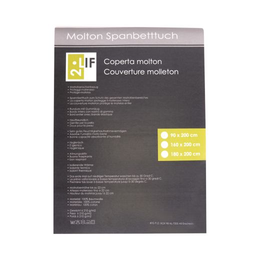 Art.1353202 MoltonSpannbettuch 90x200cm