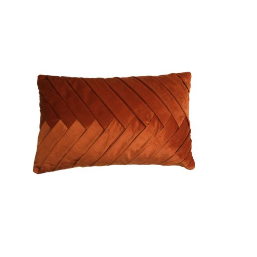 Folded rust Cushion cover 30 x 50 cm