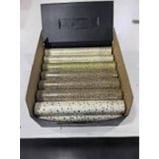 Decorative tablerunner box  off white 28x150 cm 21 rolls