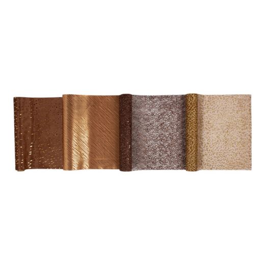 Decorative tablerunner box  cappucino 28x150 cm 21 rolls