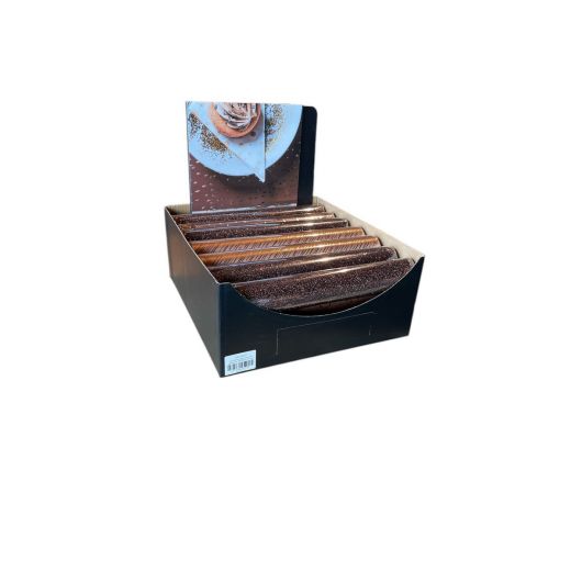 Decorative tablerunner box  cappucino 28x150 cm 21 rolls