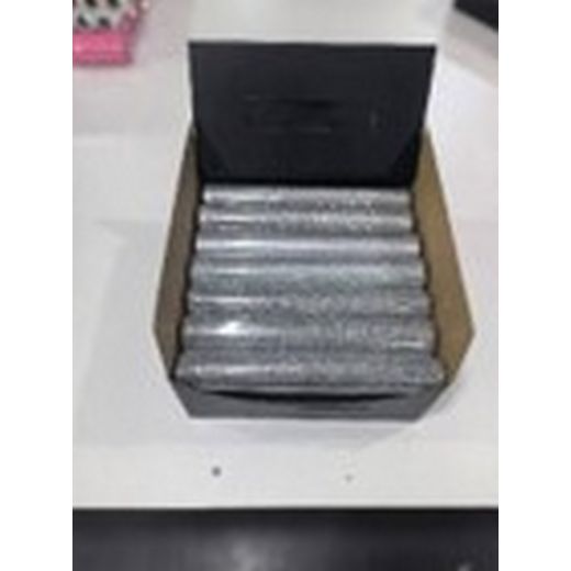 Decorative tablerunner box  grey 28x150 cm 21 rolls