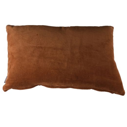 Giraffe Foil kussen roodbruin 30x50cm 