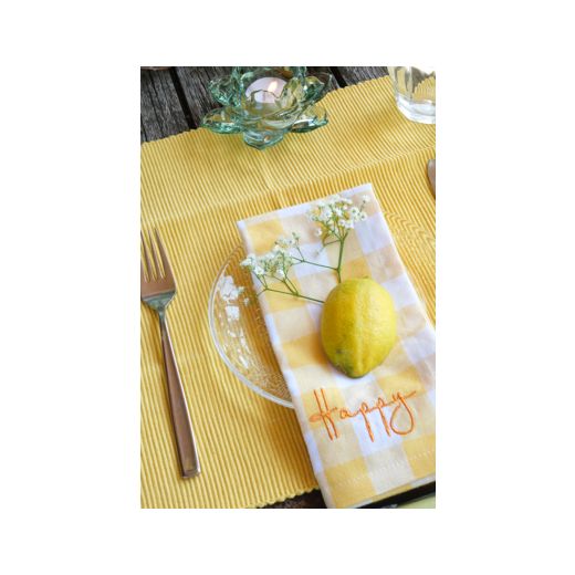 Ollie Kitchenset mimosa yellow 35x50/40x40cm (set of 8) 