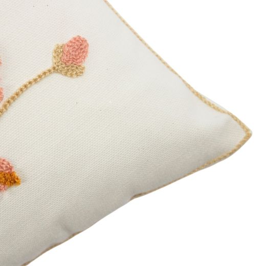 Kussen Poppy roze 45x45cm