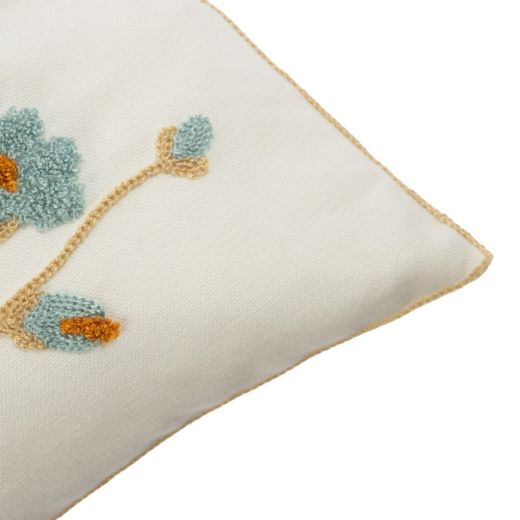Kussen Poppy blauw 45x45cm