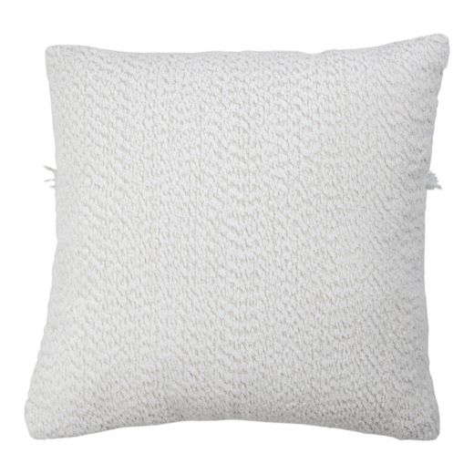 Cushion Lundy ruffle off white 45x45cm