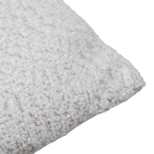 Cushion Lundy ruffle off white 45x45cm