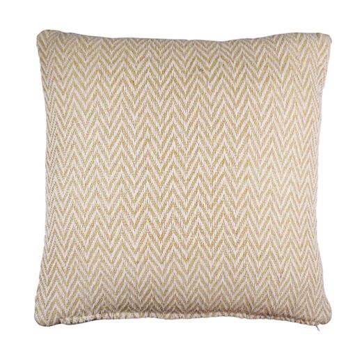 Zigzag Recycled Cushion khaki 45x45cm 