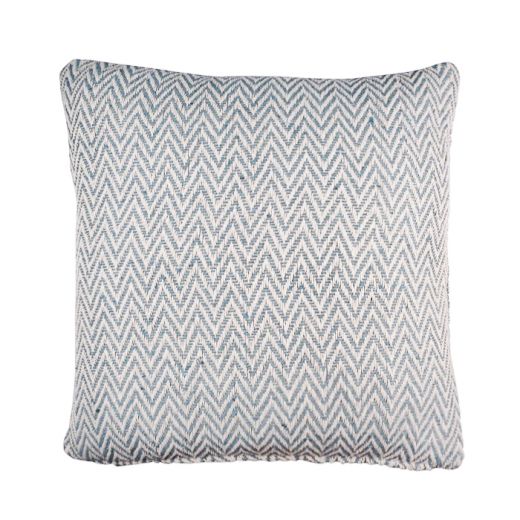 Zigzag Recycled coussin bleu vert 45x45cm 