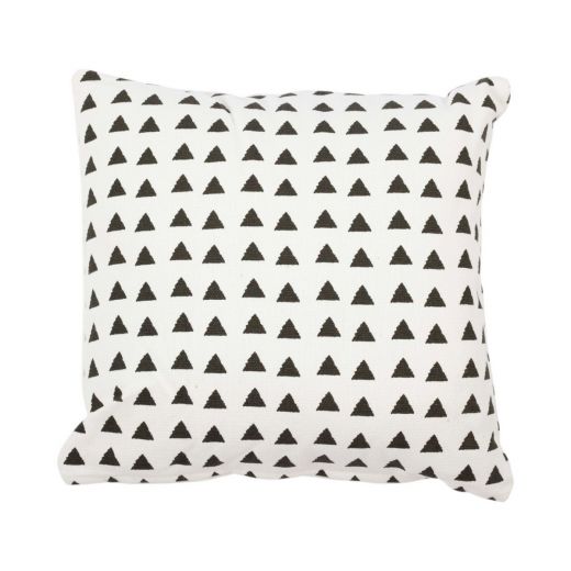 Triangle black Cushion 45 cm x 45 cm