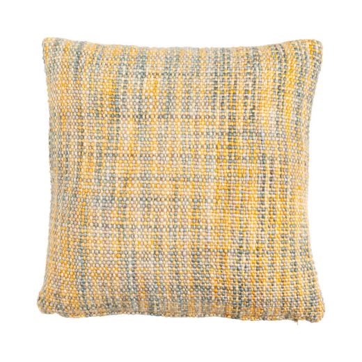 Tye&Dye Cushion yellow grey 45x45cm 