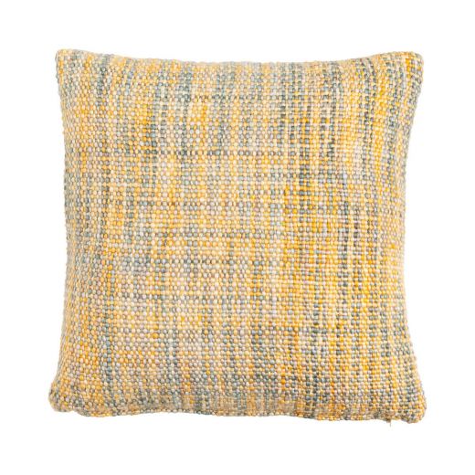 Tye&Dye coussin gris jaune 45x45cm 