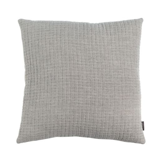 Double Quilted Kissen grau 45x45cm 