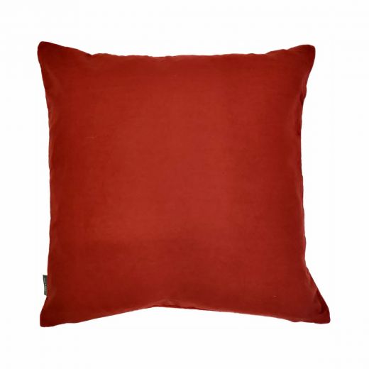 Kantha Slub kussen oranje 45x45cm 