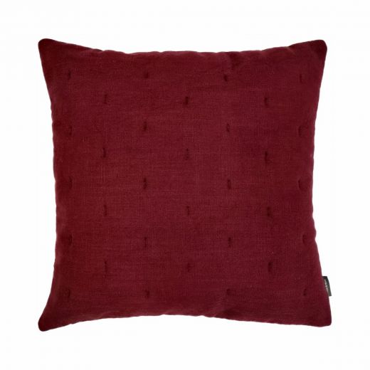 Kantha Slub Cushion bordeaux 45x45cm 