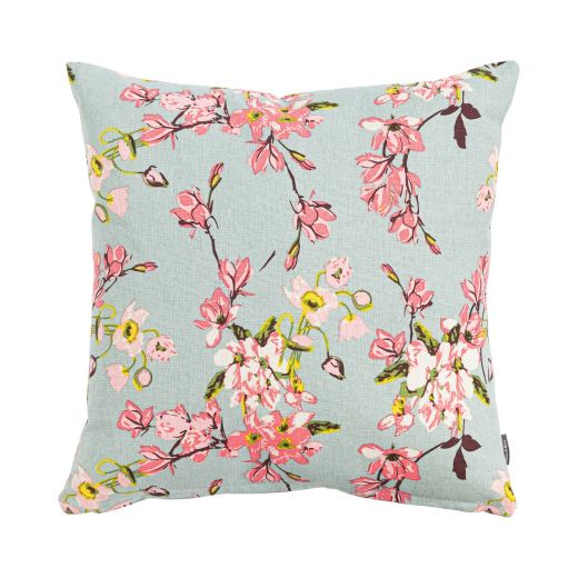 Blossom light blue Cushion 45 cm x 45 cm