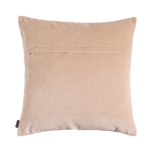 Rose Embroidery coussin beige 45x45cm 